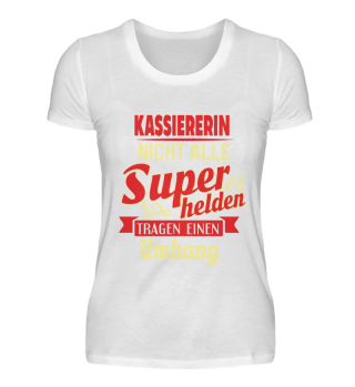 Kassiererin T-Shirt Geschenk Sport Lusti