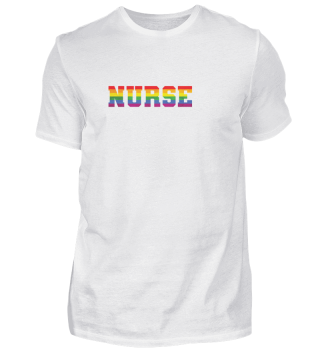 Nurse LGBT Regenbogenfarben Pride