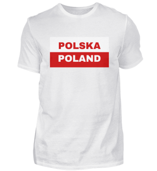 Polska in Polish Flag