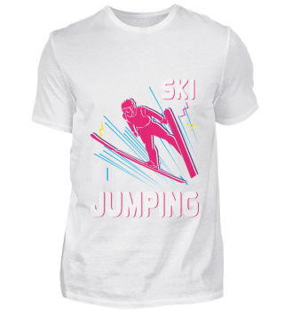 Skispringer Ski jumper Wintersport T-Shi