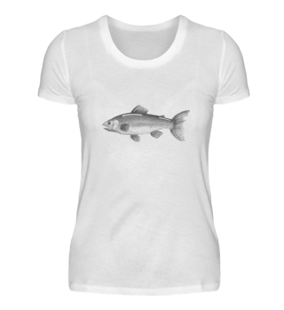 T-Shirt Fisch Forelle Lachs Angler