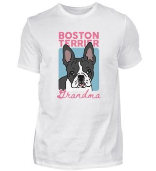 Boston Terrier Grandma Hundebesitzerin