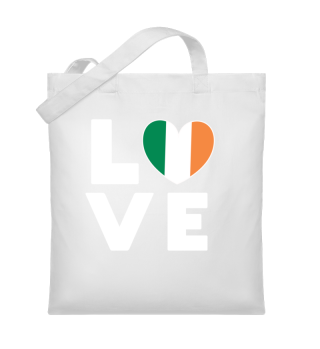 Ich liebe LOVE Irland Flagge Fahne Herz