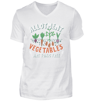 Allotment vegetables are toxic free 