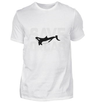 Rette die Orcas T-Shirt Killerwal