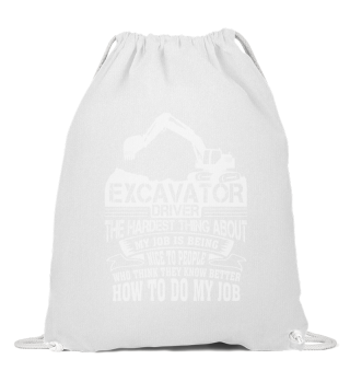 Excavator construction site - My job