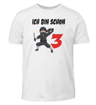 Ninja Ich Bin 3 - Kinder T-Shirt