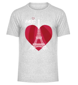 France Paris Tourist Heart Eiffel Tower Souvenir