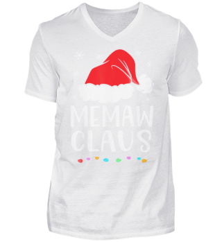 Family Matching Memaw Claus Pajama