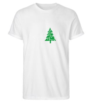 Christmas Heartbeat Christmas T-shirt Ch