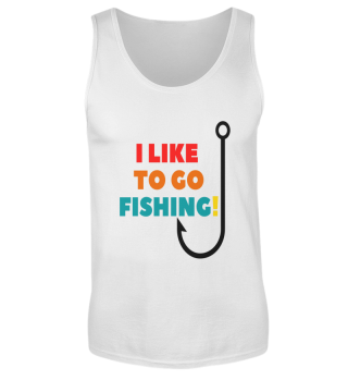 I like go to fishing 