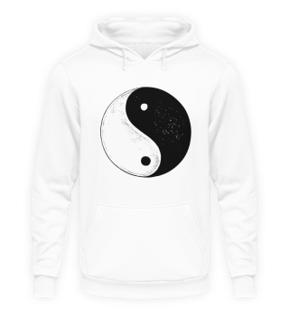 Hilarious Yinyang Ebony And White Hallows Eve Attire Lover Humorous Trickster Night Fright Evening Party Fan