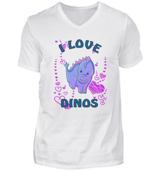 Heart symbol Dino Kids Dinosaur