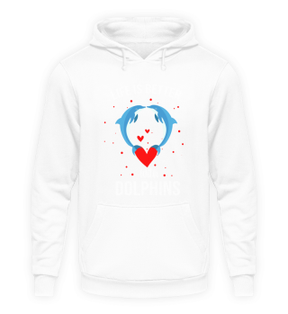 Life Is Better With Heart Couple Dolphins Kiss Time