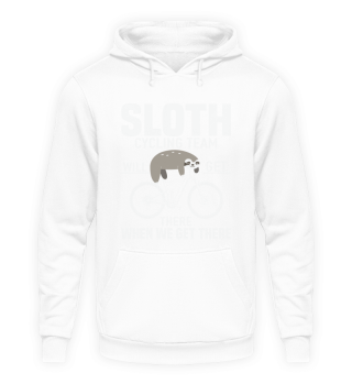Funny Sloth Cycling Team Quote