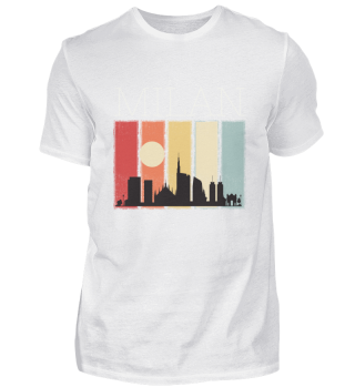 Mailand Mond Skyline Retro Mailänder Dom
