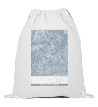 Wildspitze | Landkarte Topografie Grunge