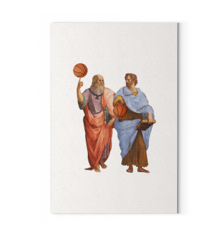 Plato and Aristotle Basketballs (bright)