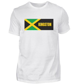 Kingston City in Jamaican Flag