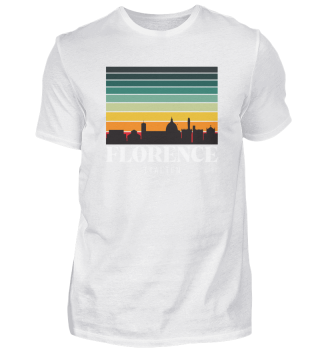 Florence Skyline Retro Italian Home Italy Dome Tuscany
