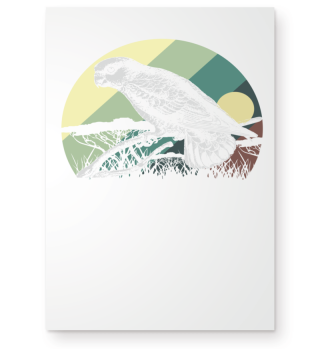 Parrot in Moon View