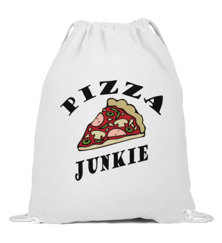 Pizza Junkie essen Geschenk 