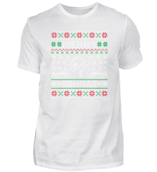 Merry Fishmas Funny Sweater Fisher Gift