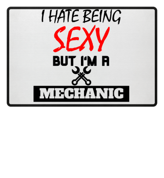 I hate being sexy but i'm a mechanic