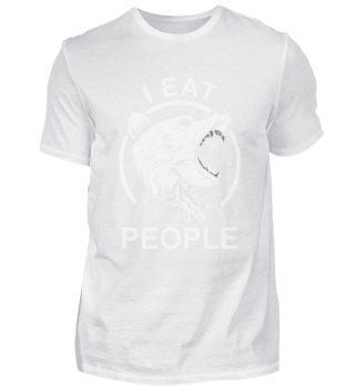 I hate people Shirt I eat people Camping