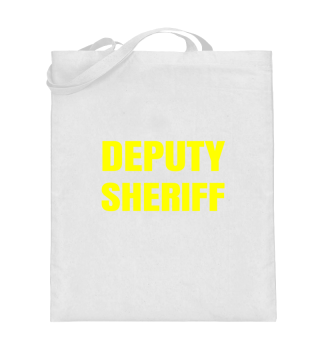 Deputy Sheriff Plain Yellow Large Text D