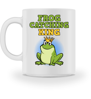 Frog catches king