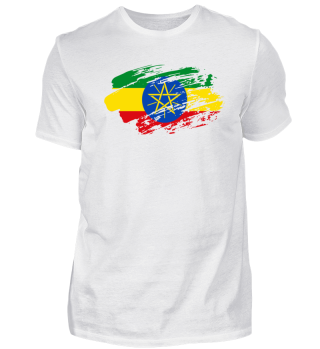 Ethiopia Flag Tee Shirt