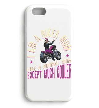 I Am A Biker Mom design -Motorcyle Riding Gift For Womens