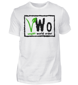 Vegan World Order Logo VGN No Meat Tierliebe VWO NWO
