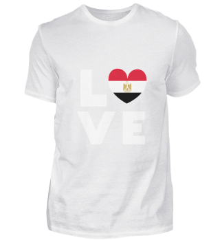 Ich liebe LOVE Ägypten Flagge Fahne Herz