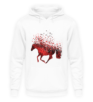 Poly Red Horse
