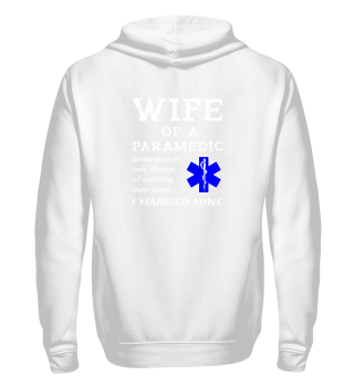 Proud Paramedic Wife Phrase Medical Symb
