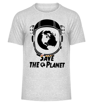Helm save the planet Erde Geschenk Idee