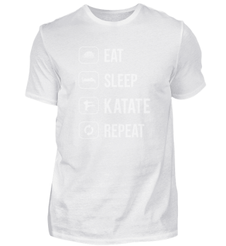 Eat Sleep Karate Repeat, Essen schlafen