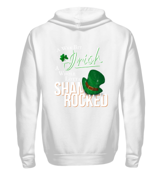 Wee Bit Irish Shamrocked St Pattys Day Gift