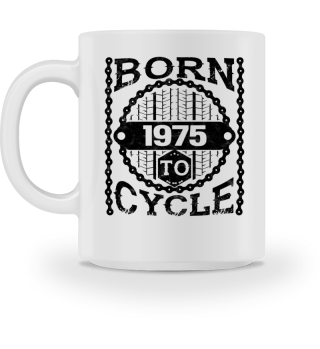 Born to Cycle Schwarz 1975 bday