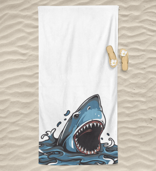 Shark Strandtuch