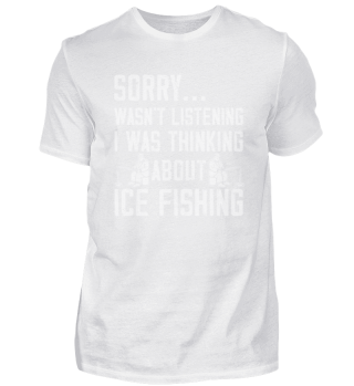 Ice Fishing Listening Lucky