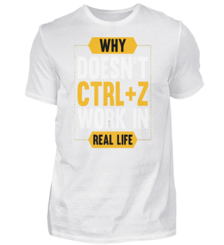why doesn't ctrl z works