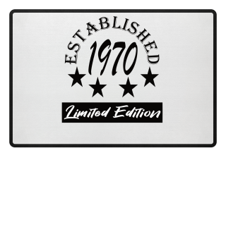 Established 1970 Limited Edition Design