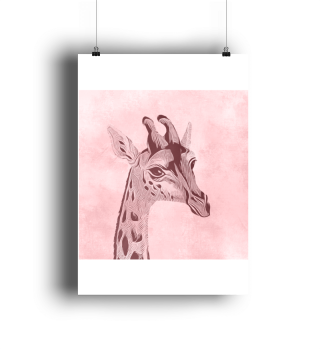 Giraffe Art Sketch African Sketch Safari