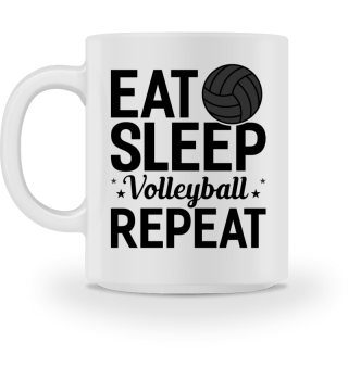 Eat Sleep Volleyball Repeat