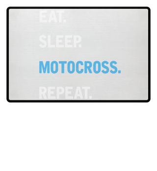 Eat Sleep Motocross Repeat Geschenk