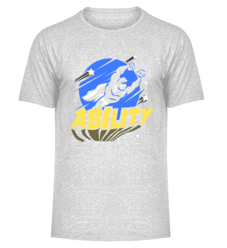 Ability - man with cape flying 