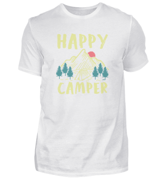 Happy Camper Geschenkidee Campen Camping